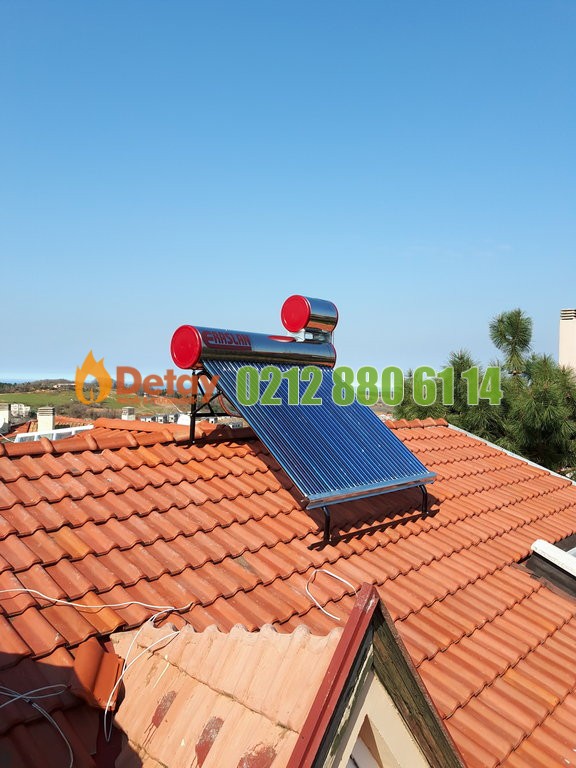 İstanbul Büyükçekmece güneş enerji sistemleri ile su ısıtma