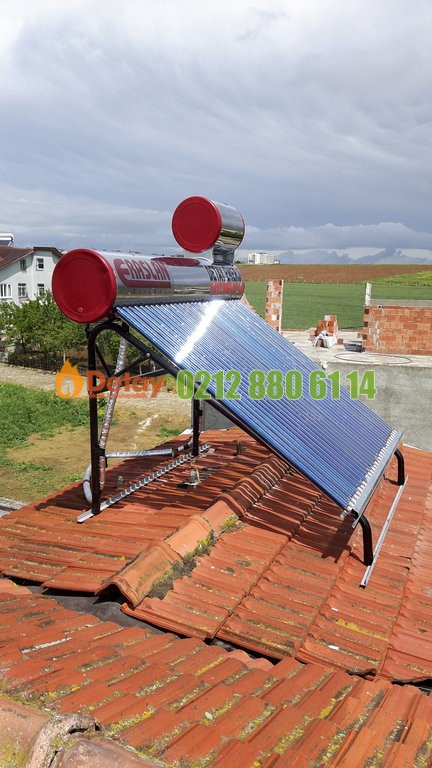 İstanbul\Silivri güneş enerji sistemleri ile villalarda su ısıtma