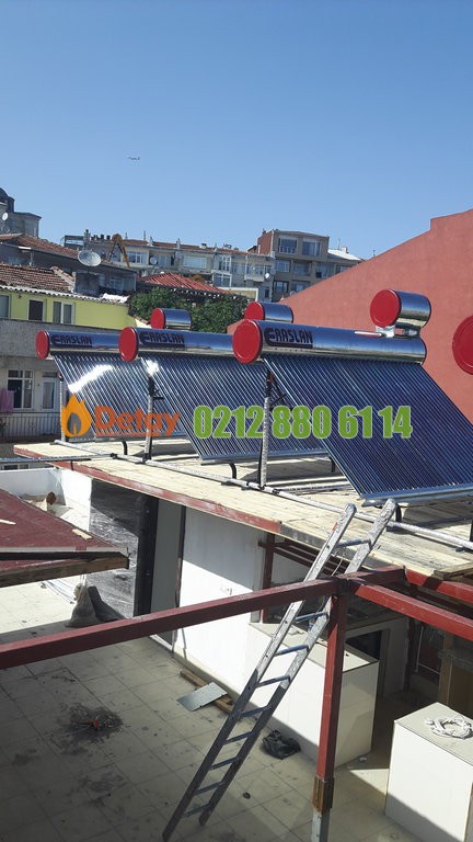 İstanbul\Pendik güneş enerji sistemleri ile villalarda su ısıtma