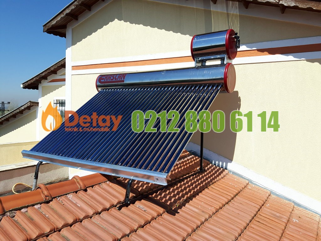 Tekirdağ Muratlı güneş enerji sistemleri ile villalarda su ısıtma